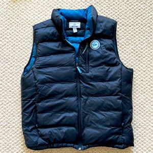 Southern Tide Puffer Vest, mens XL, navy